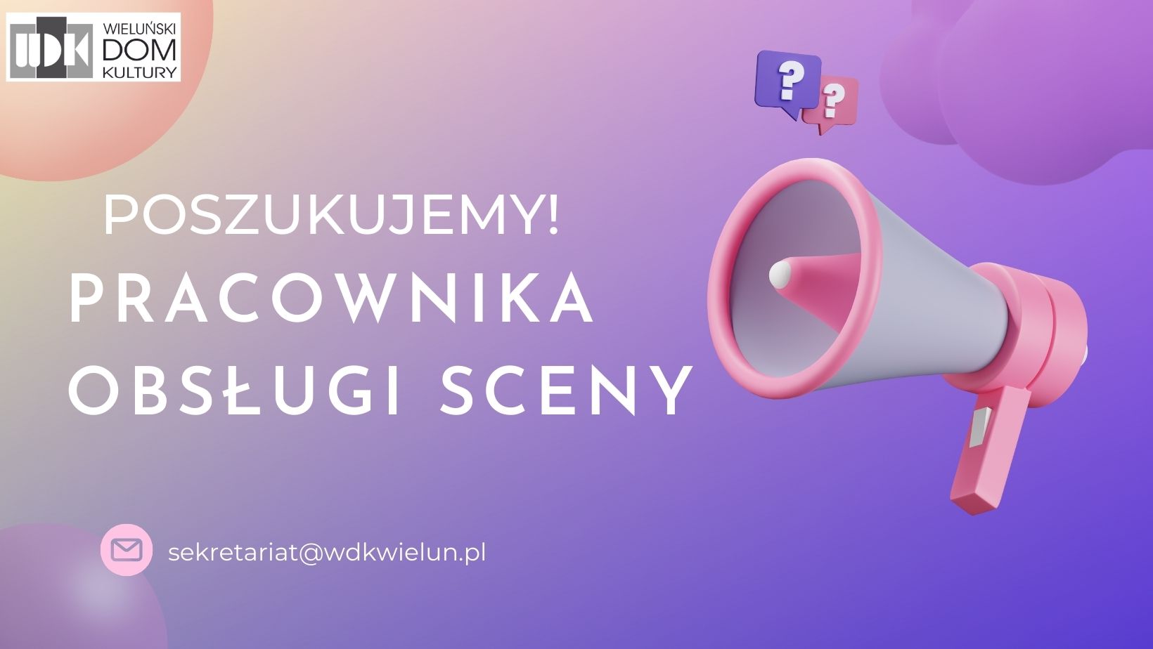 Poszukujemy